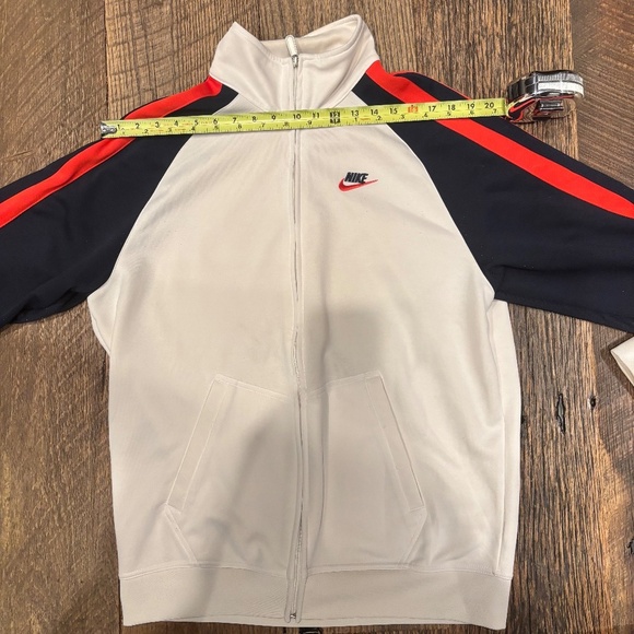 NIKE Y2K Vintage Orange and Navy Mens Track jacket size large - Picture 5 of 9